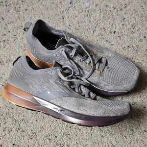 Brooks Gray and Purple Athletic Shoes